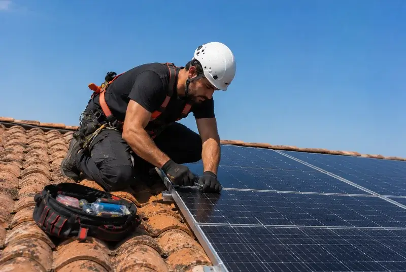 Maintenance et monitoring de panneaux solaires au Reposoir